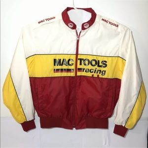 Vintage Mac Tools Racing Mac Tools 80s Zip Front